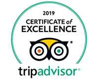 TripAdvisor Certificate of Excellence 2019 Aware